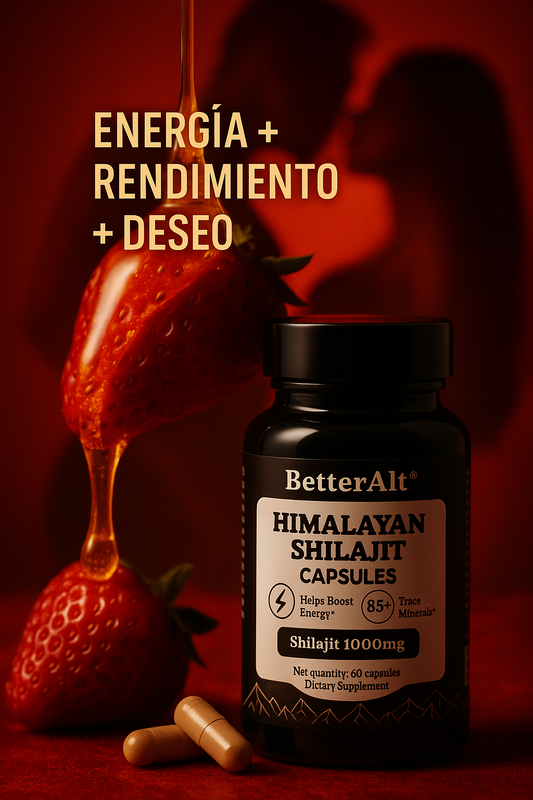 Shilajit Betteralt ™ - Potenciador sexual (60 cápsulas)