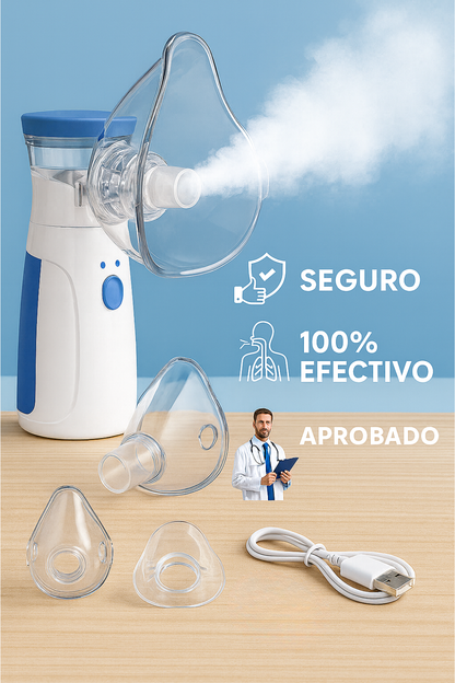 PulmoX™ - Nebulizador Portátil Niños y Adultos